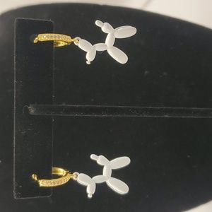 Balloon Dog earrings by Melania Clara/Alexa Rae